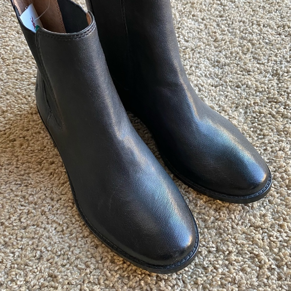 Like New- Frye Black Ankle Boots